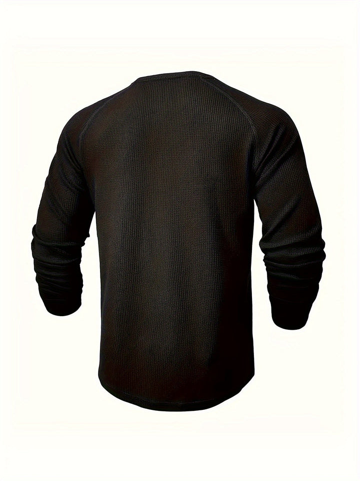 BRYNOUVELLE | T-Shirt Henley Texturé pour Homme