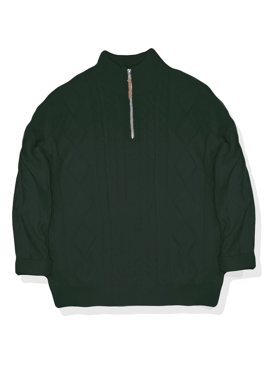 BRYNOUVELLE | Polo pour Hommes avec Fermeture Éclair Quart