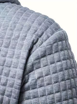 BRYNOUVELLE | VESTE À CAPUCHE À CARREAUX POUR HOMMES