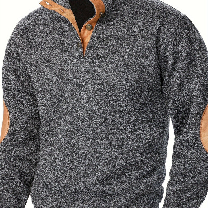 BRYNOUVELLE | PULL EN MAILLE À COL MONTANT POUR HOMMES