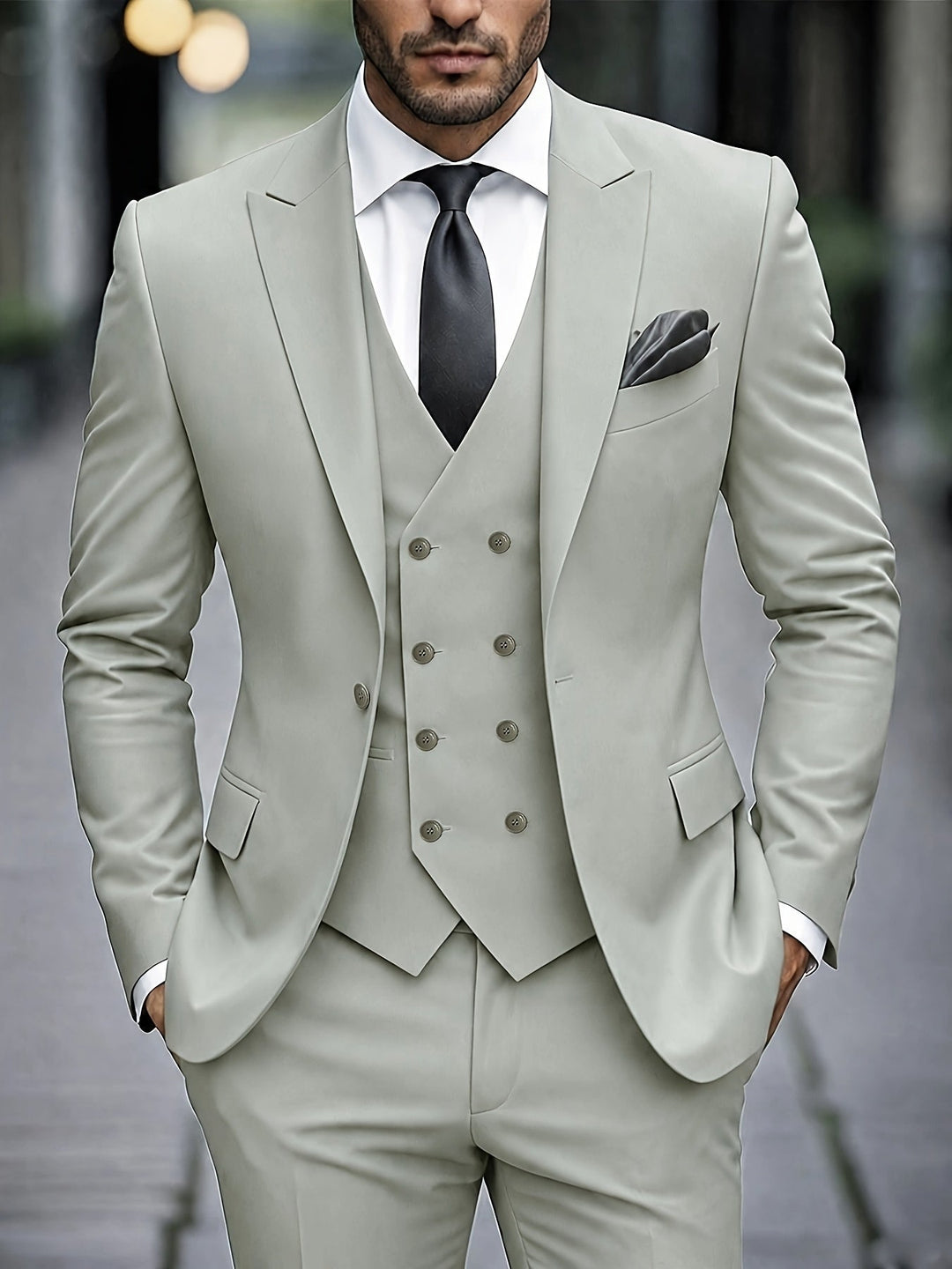 BRYNOUVELLE | Ensemble de Costume Trois Pièces pour Hommes