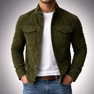 Tommaso | Bomber en Suédine Premium