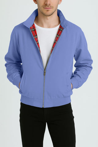 Harryson | Veste Harrington avec Doublure Tartan