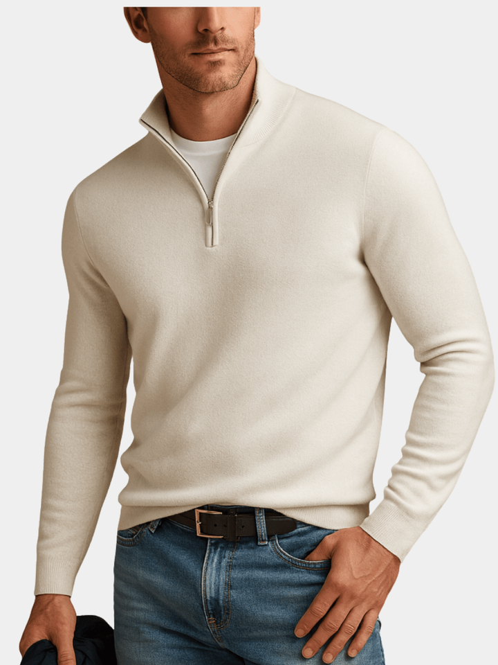 BRYNOUVELLE | PULL HOMME À DEMI-FERMETURE ÉCLAIR