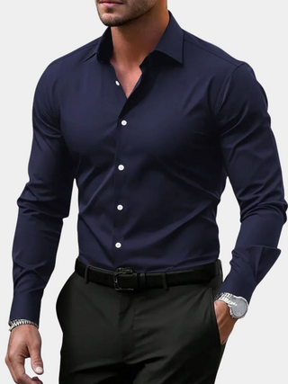 BRYNOUVELLE | Chemise en Velours à Col pour Hommes