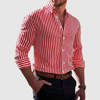 BRYNOUVELLE | Chemise Stretch Rayée pour Homme