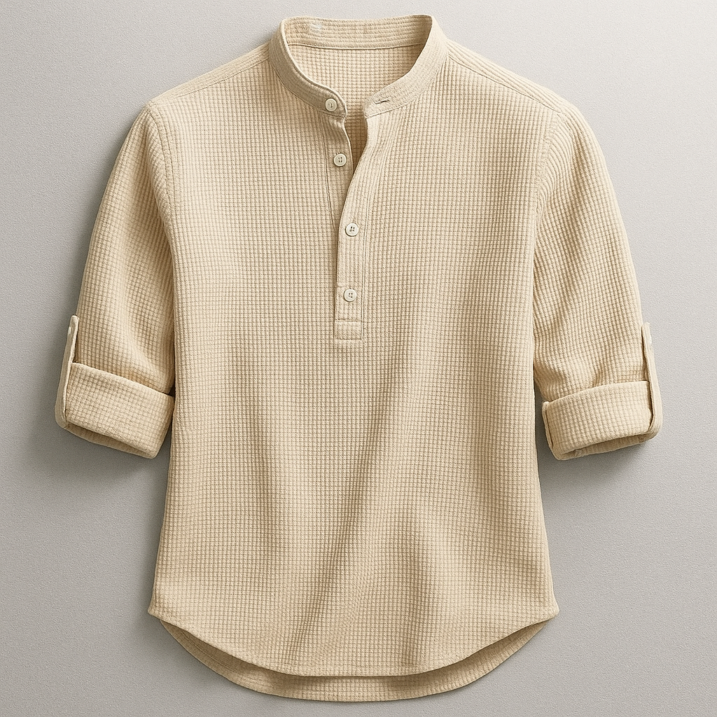 BRYNOUVELLE | HOMME COTON MÉLANGÉ CHEMISE