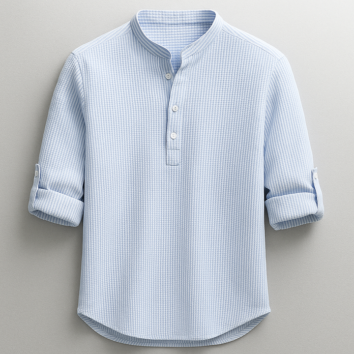 BRYNOUVELLE | HOMME COTON MÉLANGÉ CHEMISE