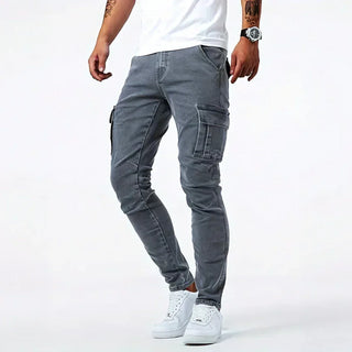 BRYNOUVELLE | JEANS CARGO EN DENIM POUR HOMMES