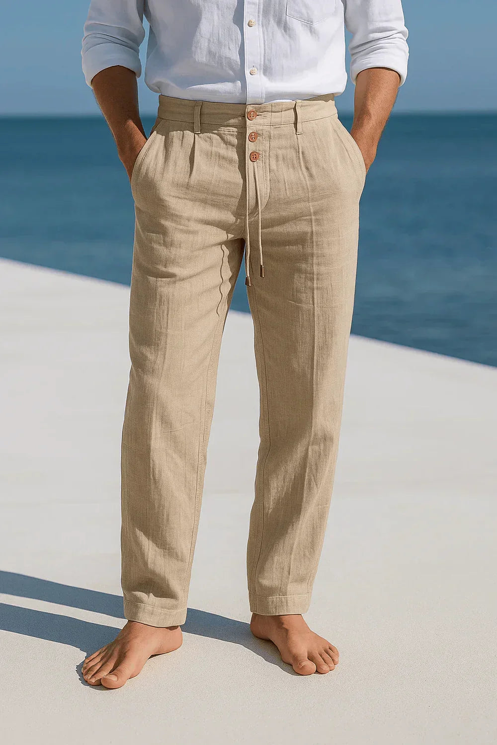 BRYNOUVELLE | PANTALONS EN COTON POUR HOMMES