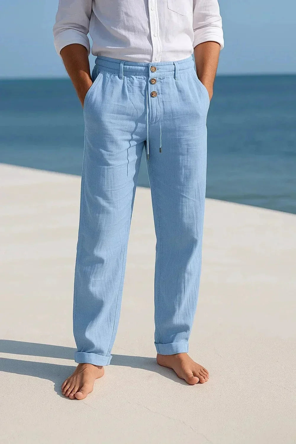 BRYNOUVELLE | PANTALONS EN COTON POUR HOMMES