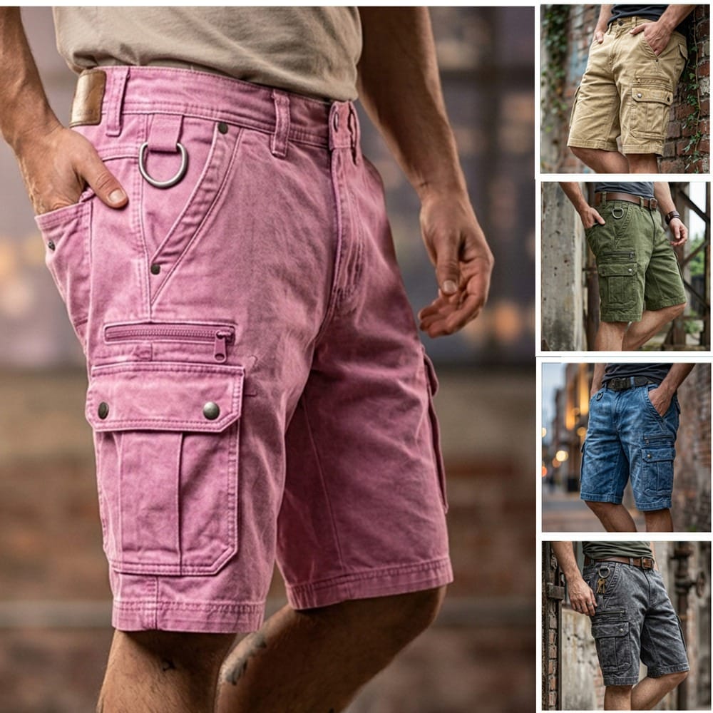 BRYNOUVELLE | SHORTS CARGO AUDACIEUX POUR HOMMES