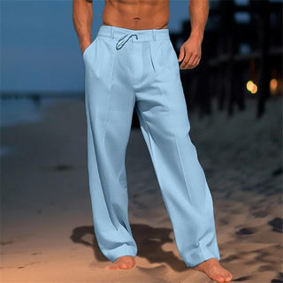 BRYNOUVELLE | PANTALONS EN LIN COASTAL POUR HOMMES
