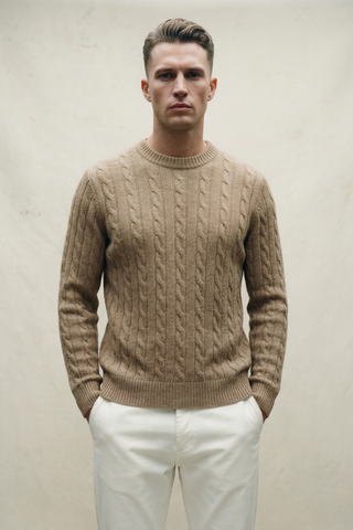 PULL EN TRICOT CABLE