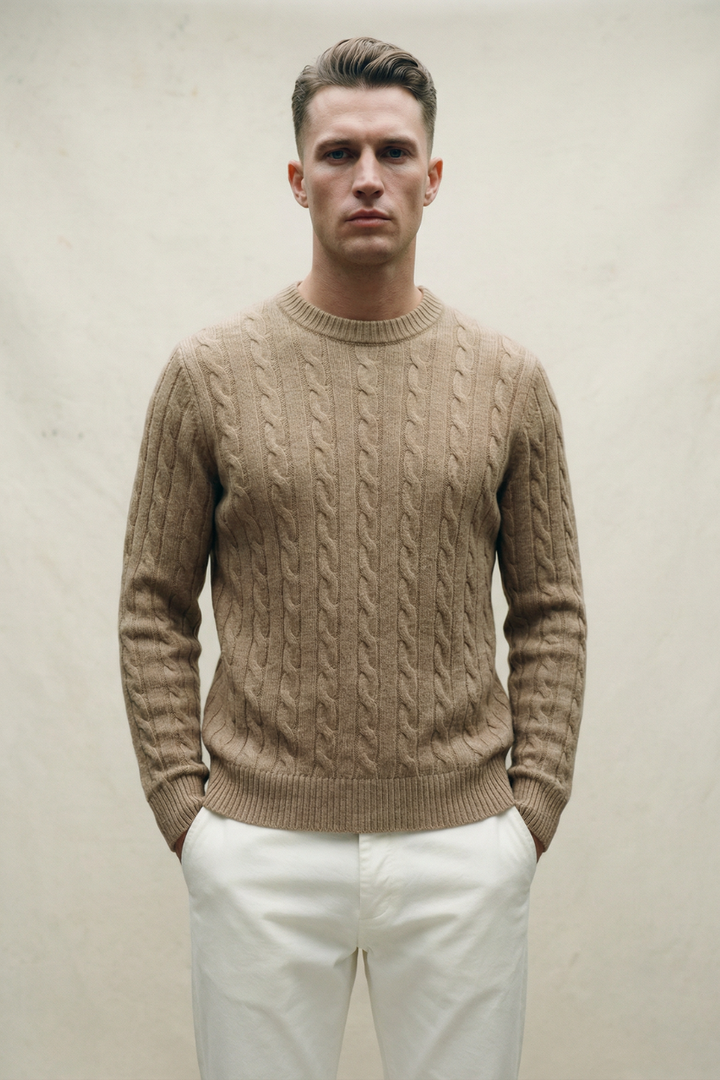 PULL EN TRICOT CABLE