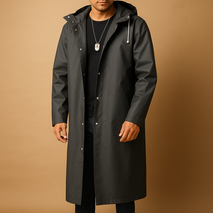 BRYNOUVELLE | MANTEAU LONG IMPERMÉABLE POUR HOMME