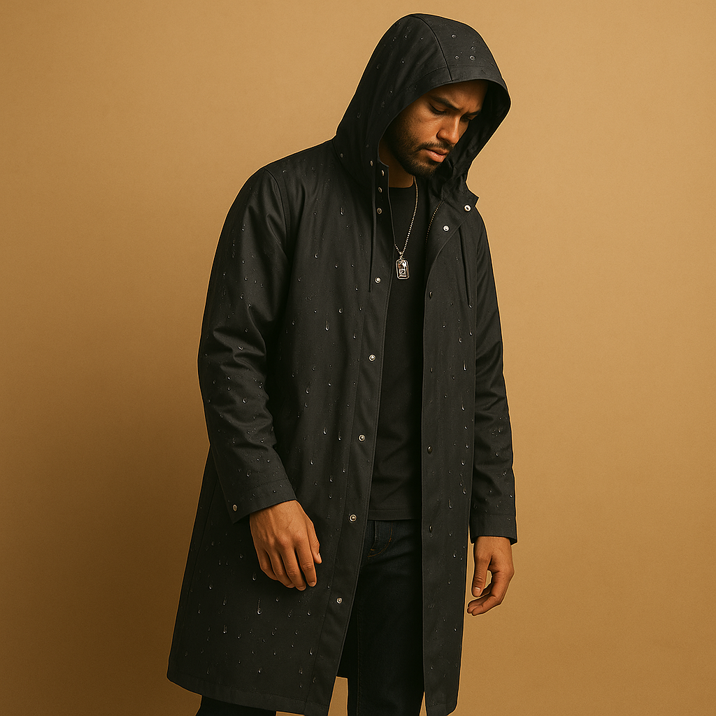 BRYNOUVELLE | MANTEAU LONG IMPERMÉABLE POUR HOMME
