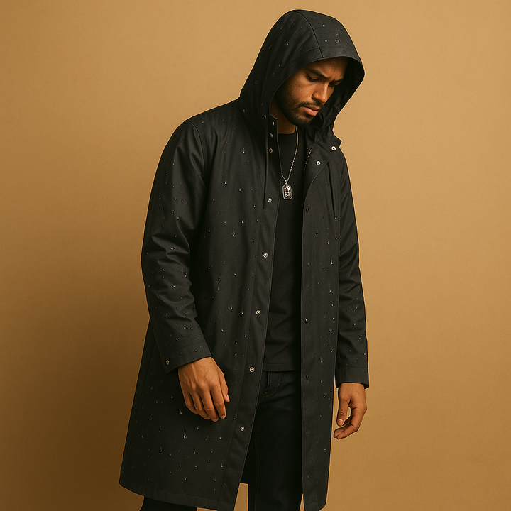 BRYNOUVELLE | MANTEAU LONG IMPERMÉABLE POUR HOMME