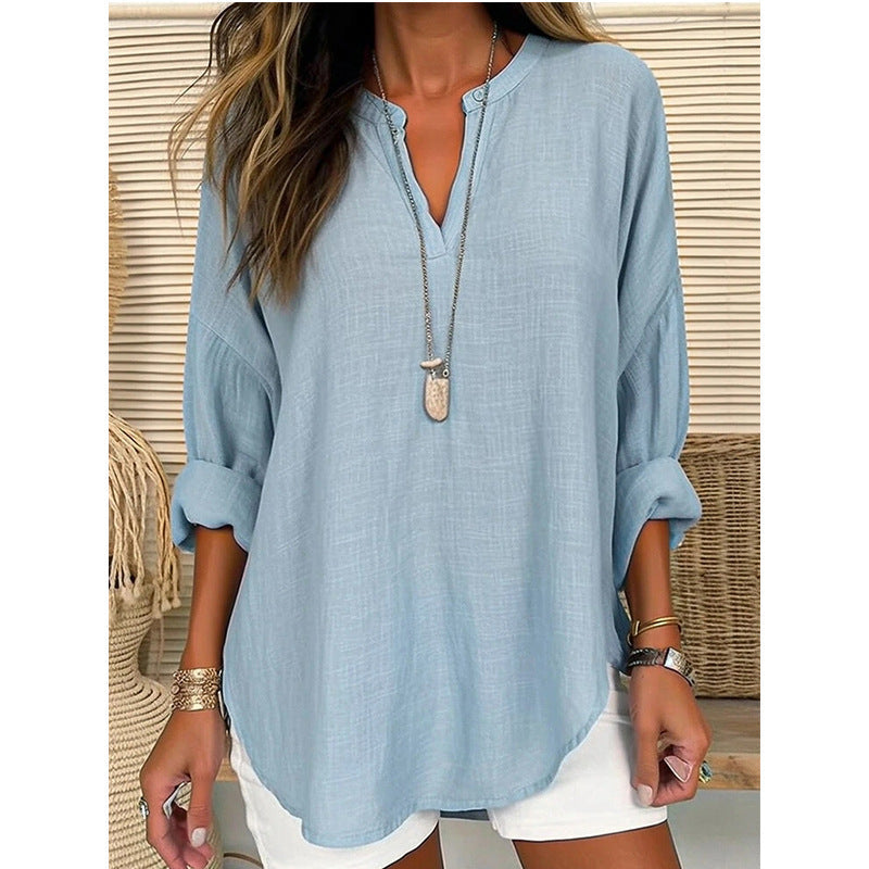 BRYNOUVELLE | Blouse Chic Col V Alicia