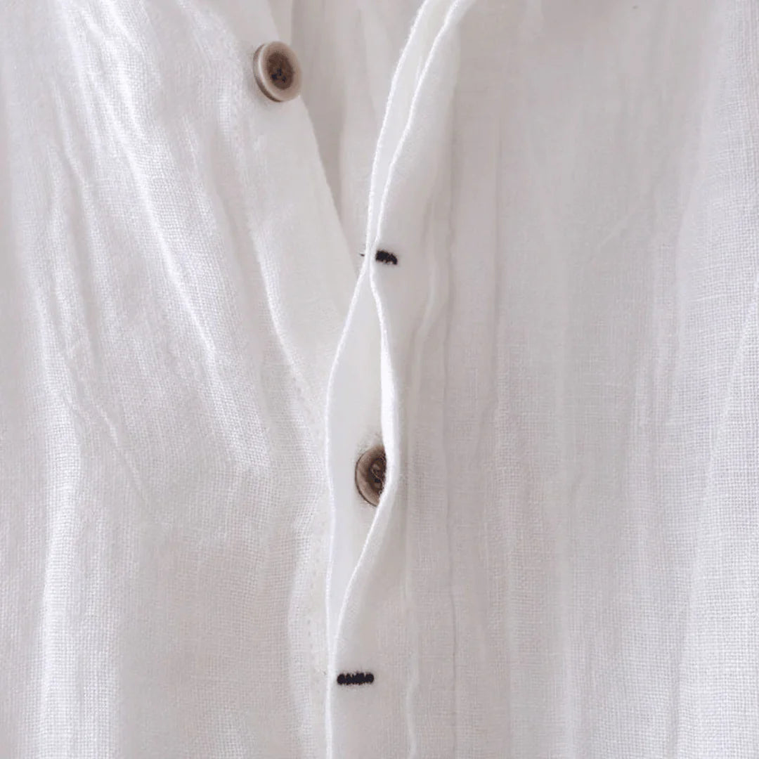BRYNOUVELLE | CHEMISE ÉLÉGANTE À MANCHES COURTES AVEC BOUTONS