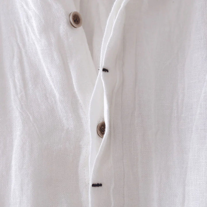 BRYNOUVELLE | CHEMISE ÉLÉGANTE À MANCHES COURTES AVEC BOUTONS