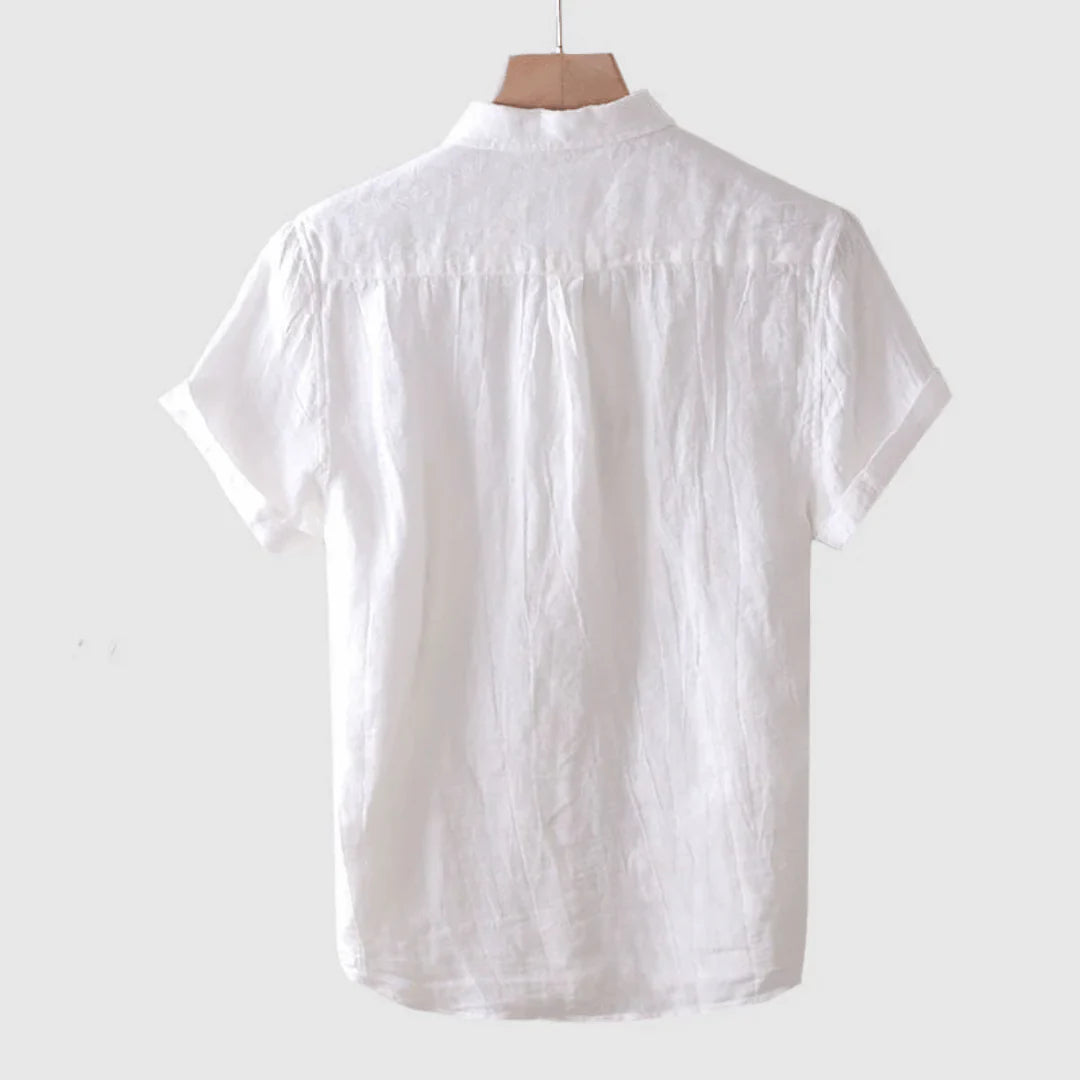 BRYNOUVELLE | CHEMISE ÉLÉGANTE À MANCHES COURTES AVEC BOUTONS
