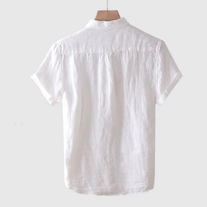 BRYNOUVELLE | CHEMISE ÉLÉGANTE À MANCHES COURTES AVEC BOUTONS