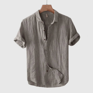 BRYNOUVELLE | CHEMISE ÉLÉGANTE À MANCHES COURTES AVEC BOUTONS
