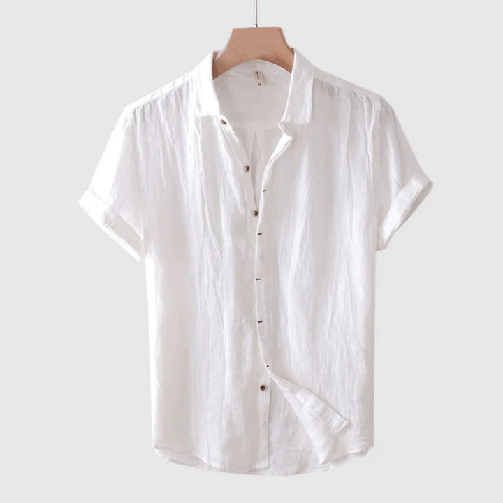 BRYNOUVELLE | CHEMISE ÉLÉGANTE À MANCHES COURTES AVEC BOUTONS