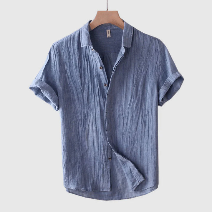 BRYNOUVELLE | CHEMISE ÉLÉGANTE À MANCHES COURTES AVEC BOUTONS