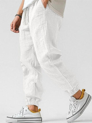 BRYNOUVELLE | JOGGERS EN LIN POUR HOMMES