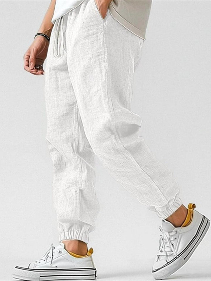 BRYNOUVELLE | JOGGERS EN LIN POUR HOMMES