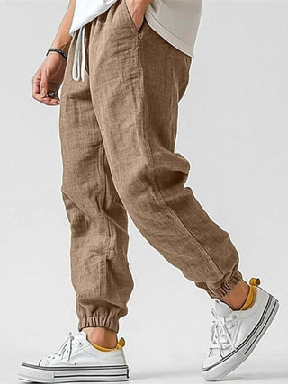 BRYNOUVELLE | JOGGERS EN LIN POUR HOMMES