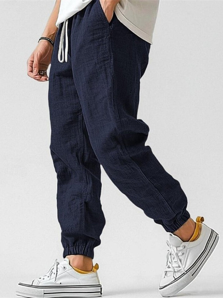 BRYNOUVELLE | JOGGERS EN LIN POUR HOMMES