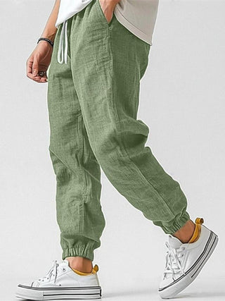 BRYNOUVELLE | JOGGERS EN LIN POUR HOMMES
