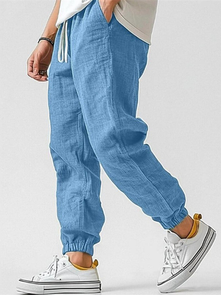 BRYNOUVELLE | JOGGERS EN LIN POUR HOMMES