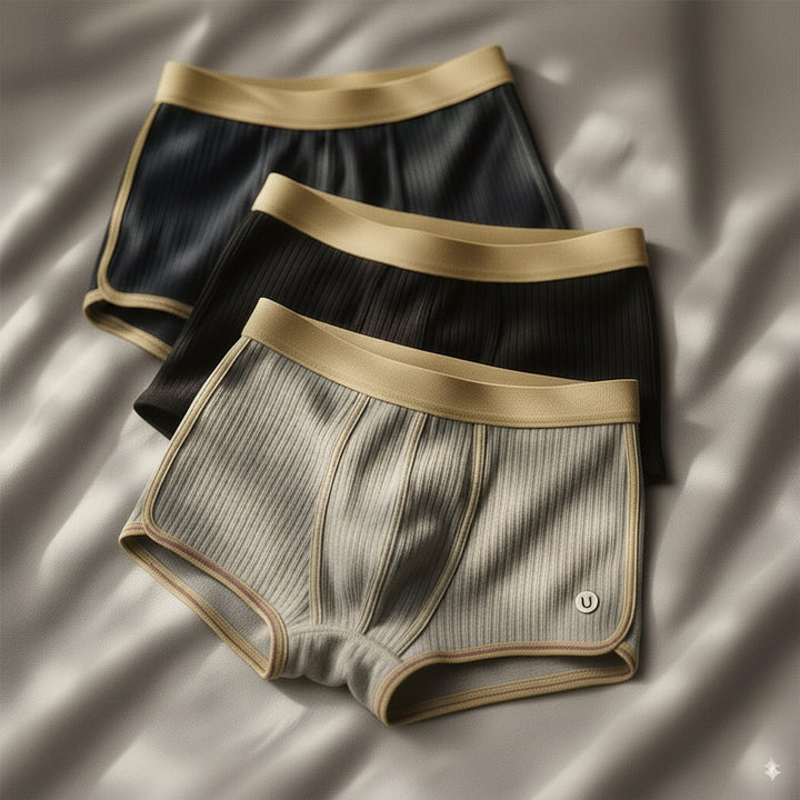 BRYNOUVELLE | BOXER EN COTON BIOLOGIQUE POUR HOMME (lot de 3)