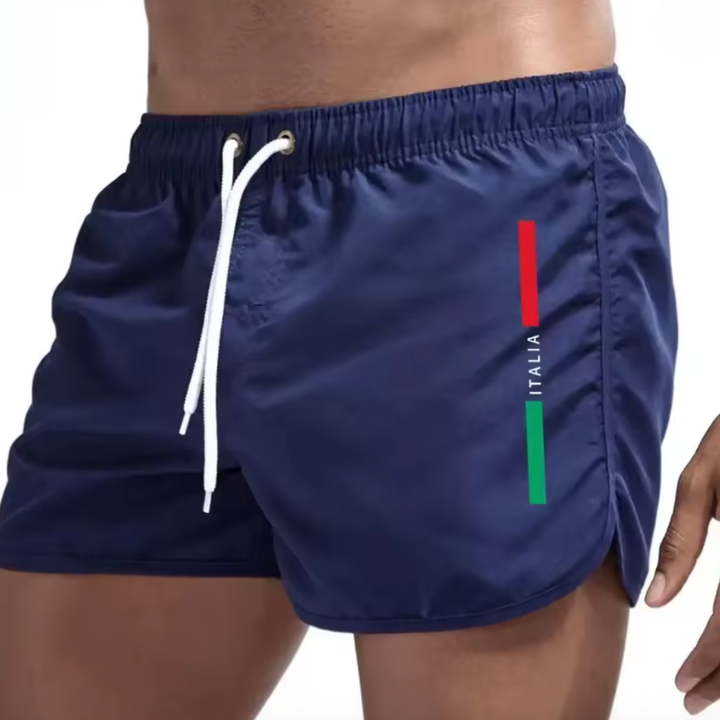 BRYNOUVELLE | SHORTS DE BAIN ITALIA POUR HOMMES