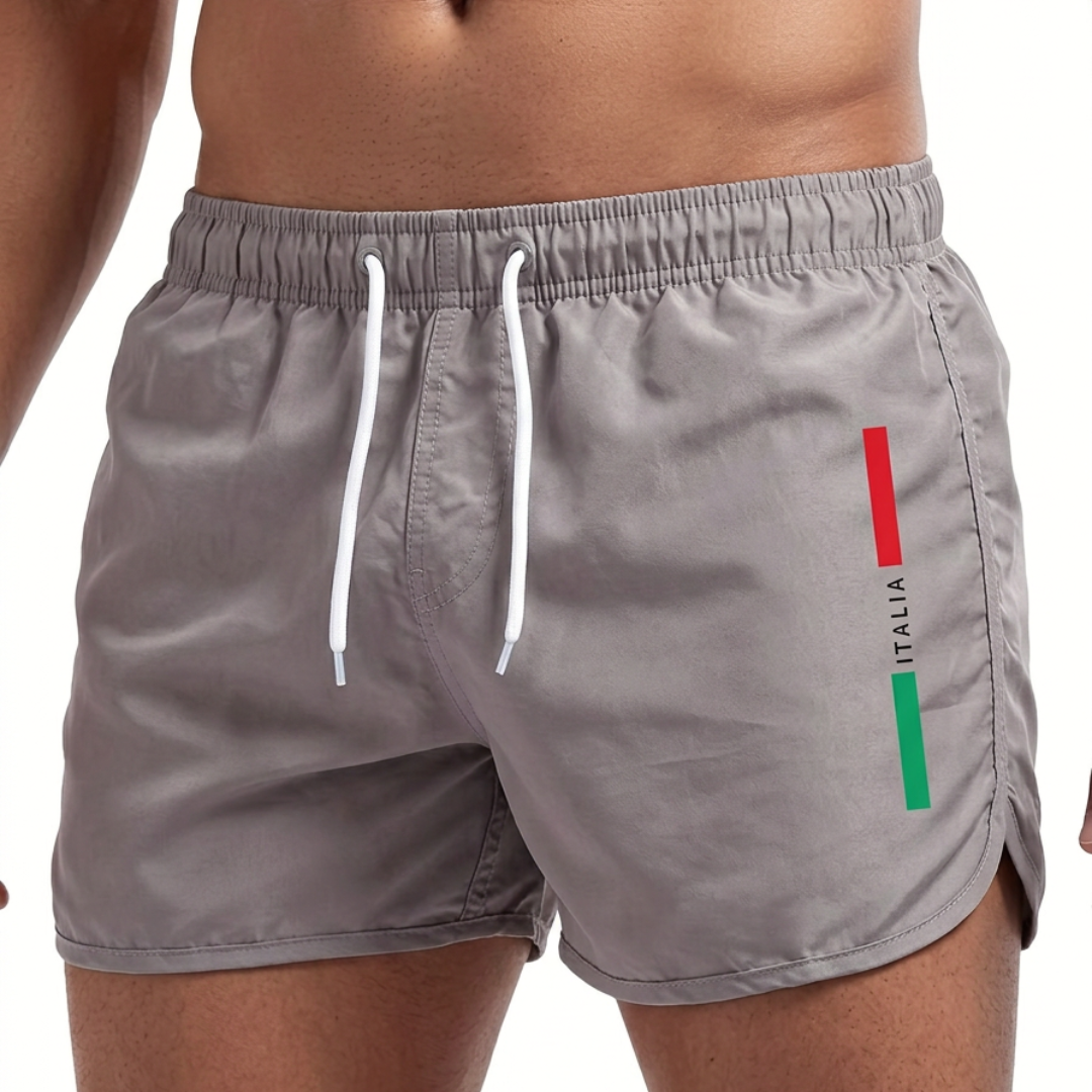 BRYNOUVELLE | SHORTS DE BAIN ITALIA POUR HOMMES