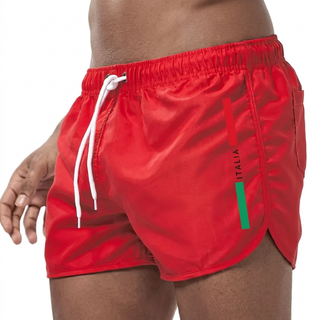BRYNOUVELLE | SHORTS DE BAIN ITALIA POUR HOMMES
