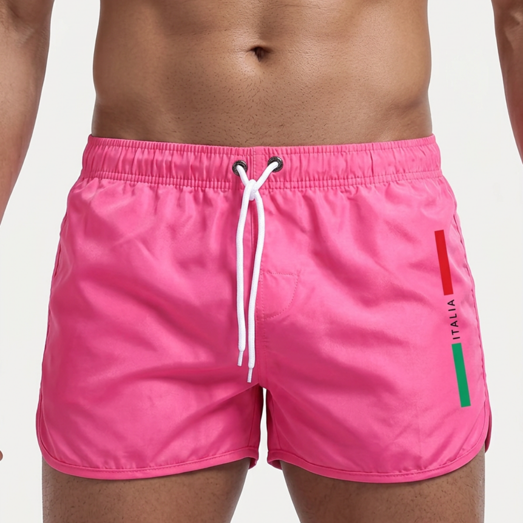 BRYNOUVELLE | SHORTS DE BAIN ITALIA POUR HOMMES
