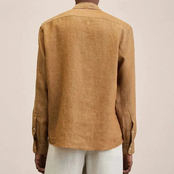 BRYNOUVELLE | Chemise en Coton et Lin pour Homme