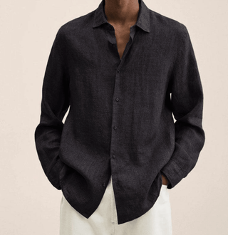 BRYNOUVELLE | Chemise en Coton et Lin pour Homme