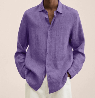 BRYNOUVELLE | Chemise en Coton et Lin pour Homme