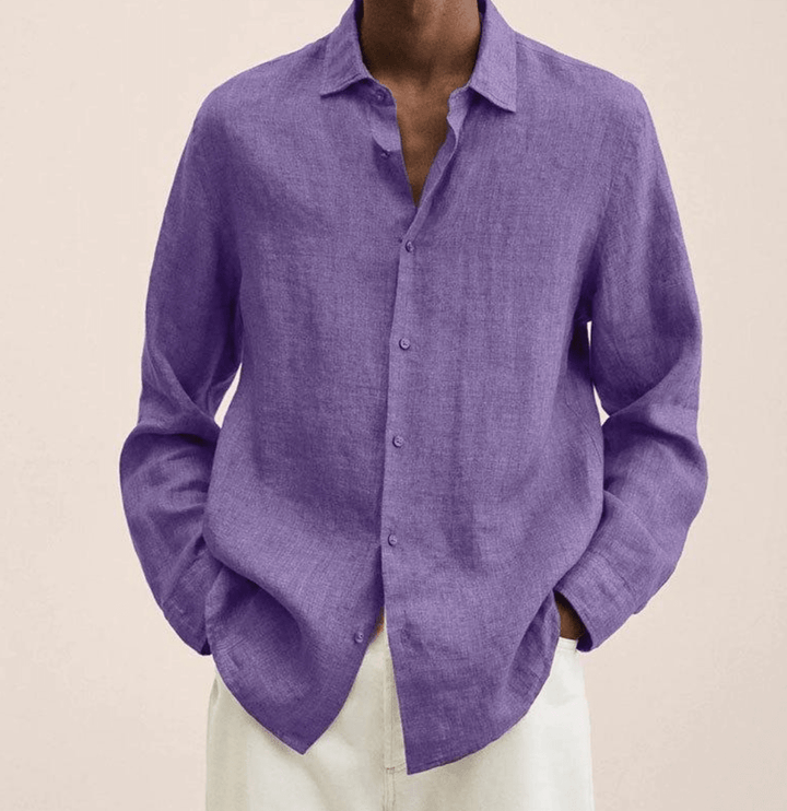 BRYNOUVELLE | Chemise en Coton et Lin pour Homme