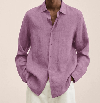 BRYNOUVELLE | Chemise en Coton et Lin pour Homme