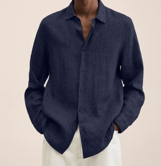 BRYNOUVELLE | Chemise en Coton et Lin pour Homme