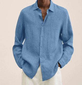 BRYNOUVELLE | Chemise en Coton et Lin pour Homme