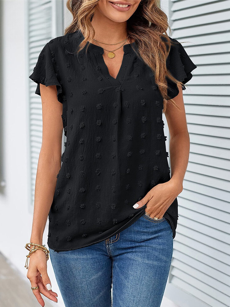 BRYNOUVELLE | Blouse Chic en Patchwork avec Volants Kari
