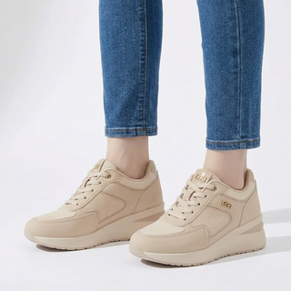 Rosa - Baskets confortables pour femmes avec talon compensé